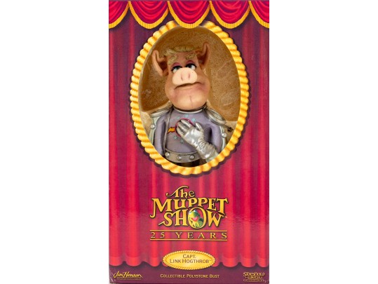 The Muppet Show 25 Years Capt. Link Hogthrob Collectible Polystone Bust By Sideshow/Weta