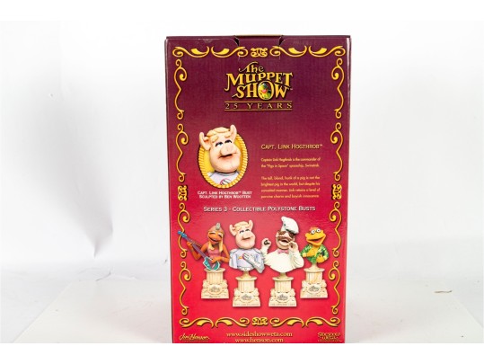 The Muppet Show 25 Years Capt. Link Hogthrob Collectible Polystone Bust By Sideshow/Weta
