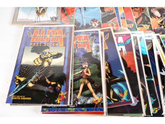 Battle Angel Alita Complete Comic Book Lot – Viz Comics (1993–1995), By Yukito Kishiro
