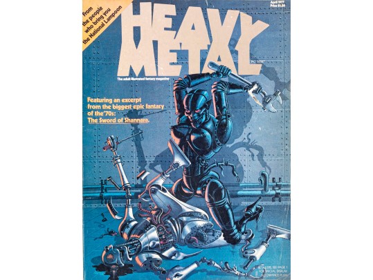 Heavy Metal Magazine – Vol. 1, No. 1 (April 1977)