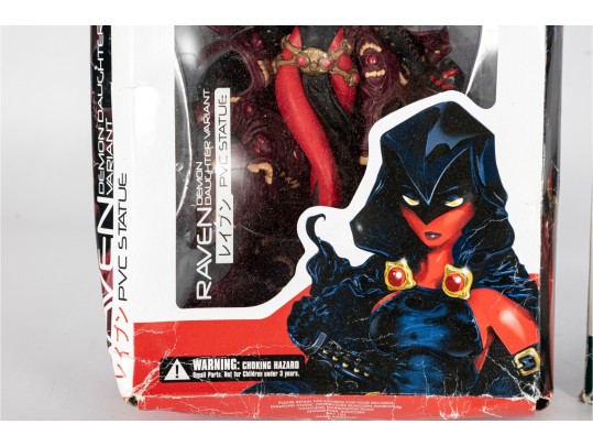 DC Direct Ame-Comi Heroine Series PVC Statues – Raven “Demon Daughter Variant” & Jade