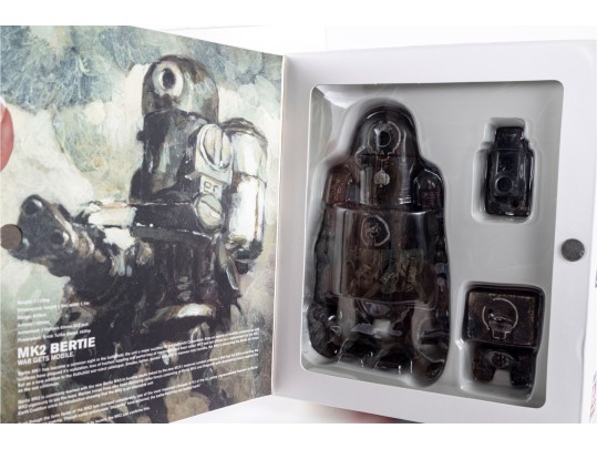 ThreeA World War Robot Armstrong & MK2 Bertie Boxed Figure Lot (2)