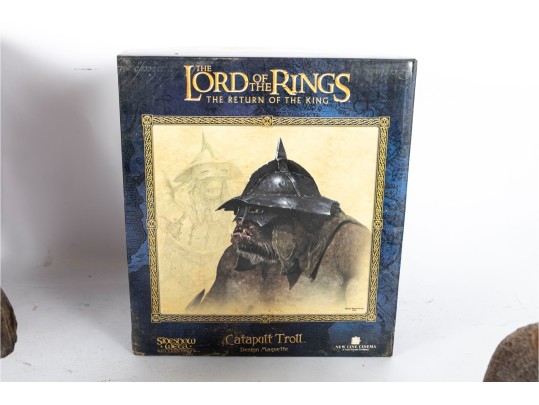 Set Of Three Lord Of The Rings Polystone Busts By Sideshow Weta Collectibles