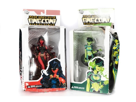 DC Direct Ame-Comi Heroine Series PVC Statues – Raven “Demon Daughter Variant” & Jade