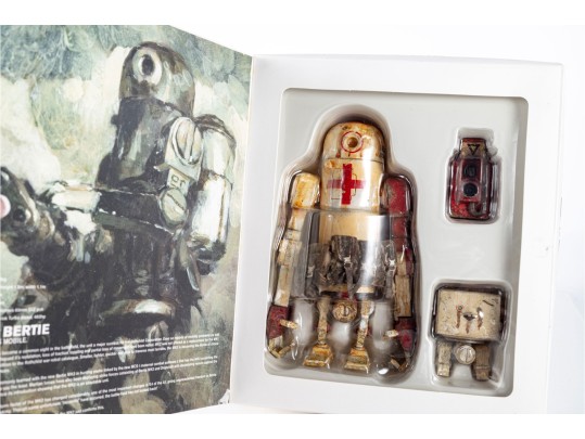 ThreeA World War Robot Armstrong & MK2 Bertie Boxed Figure Lot (2)