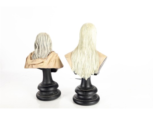 Sideshow Weta “The Lord Of The Rings: The Two Towers” Polystone Busts — Gandalf The White & Saruman The