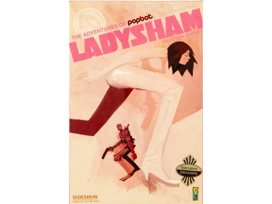 Ashley Wood “Lady Sham” Polystone Statue – The Adventures Of Popbot (Sideshow Exclusive)