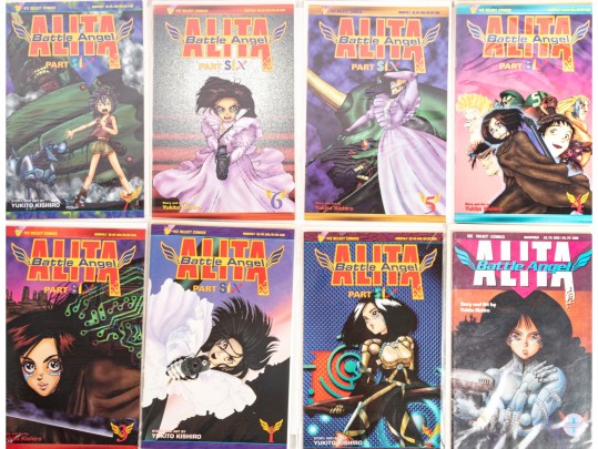 Battle Angel Alita Complete Comic Book Lot – Viz Comics (1993–1995), By Yukito Kishiro