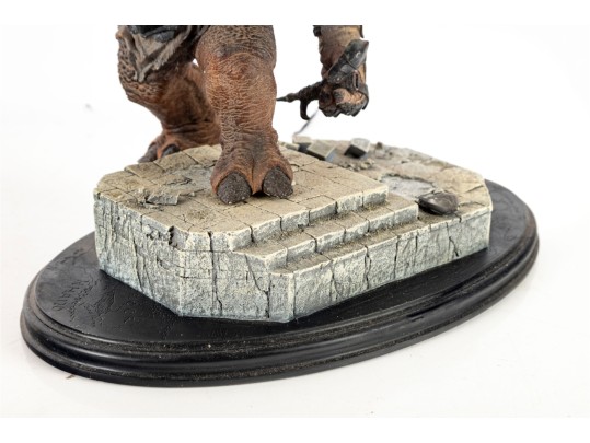 The Lord Of The Rings: The Return Of The King – “The Battle Troll Of Mordor” Polystone Statue By Sidesh