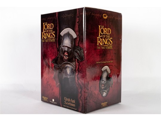Sideshow Weta Collectibles “Uruk-hai Swordsman” Polystone Bust — The Lord Of The Rings: The Two Towers