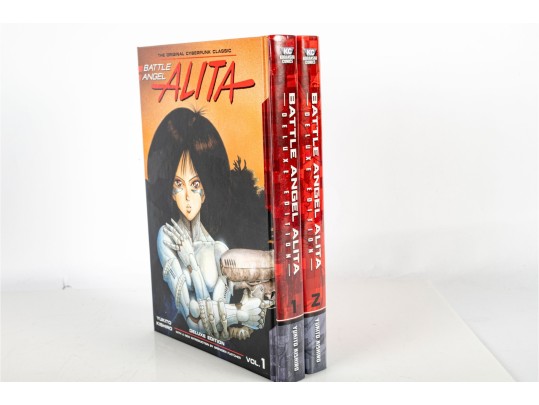 Battle Angel Alita Deluxe Edition Manga Set, Volumes 1–3