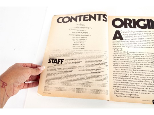 Heavy Metal Magazine – Vol. 1, No. 1 (April 1977)