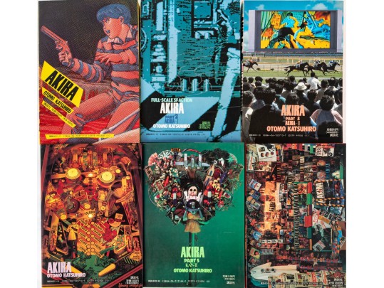 Akira Complete Set Volumes 1–6 – Katsuhiro Otomo / Kodansha Deluxe KC Edition (Japanese)