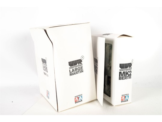 ThreeA World War Robot Figures – MK2 Bertie & Large Martin (WWR Series) By Ashley Wood