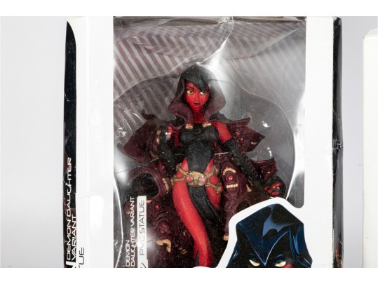 DC Direct Ame-Comi Heroine Series PVC Statues – Raven “Demon Daughter Variant” & Jade