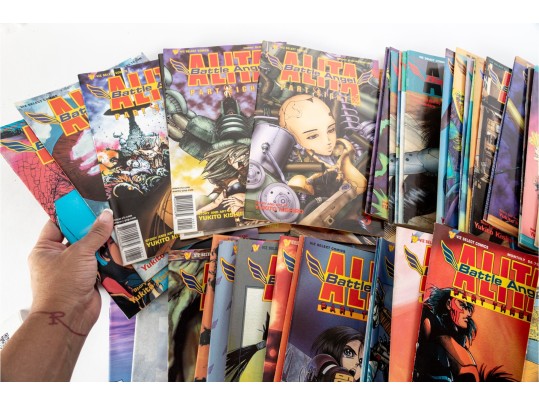 Collection Of “Battle Angel Alita” Comic Books By Yukito Kishiro
