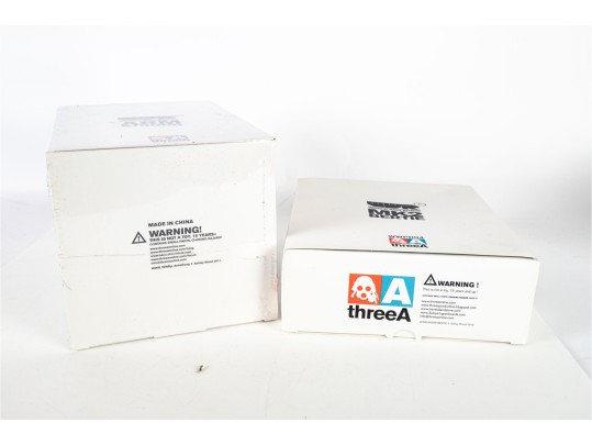 ThreeA World War Robot Armstrong & MK2 Bertie Boxed Figure Lot (2)