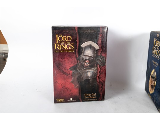 Set Of Three Lord Of The Rings Polystone Busts By Sideshow Weta Collectibles