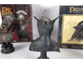 Set Of Three Lord Of The Rings Polystone Busts By Sideshow Weta Collectibles