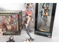 Collection Of Japanese Anime And Video Game Character Figures