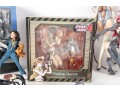 Collection Of Japanese Anime And Video Game Character Figures