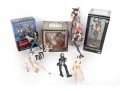 Collection Of Japanese Anime And Video Game Character Figures
