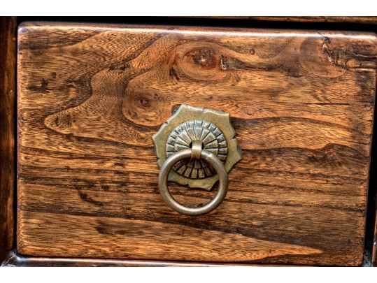 Chinese Carved Console Cabinet