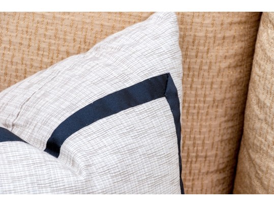 A Pair Down-Filled Custom Accent Pillows