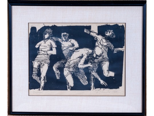 Sidney Hurwitz (American, B. 1932) Woodcut