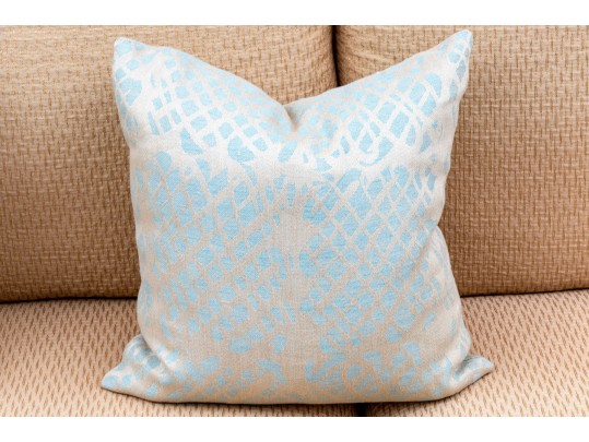 Pair Of Custom High End, Down-filled Accent Pillows