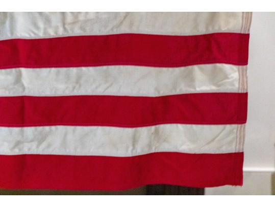 American Betsy Ross Cotton Flag With Embroidered Stars