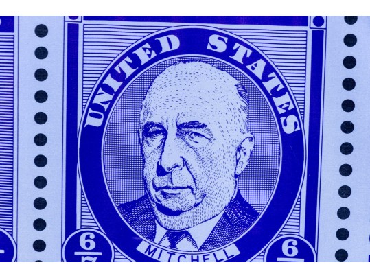 A Framed Colored Lithograph