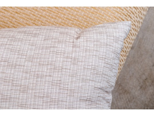 A Pair Down-Filled Custom Accent Pillows