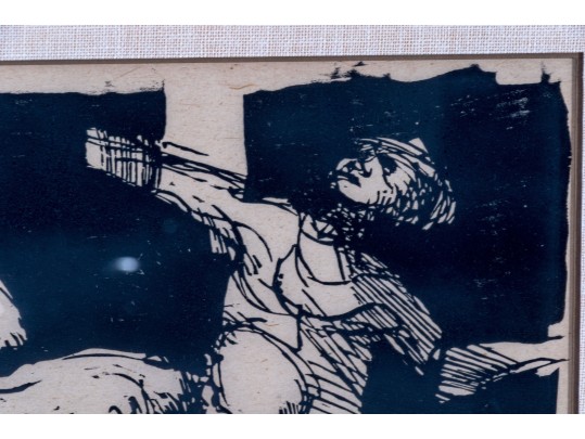 Sidney Hurwitz (American, B. 1932) Woodcut