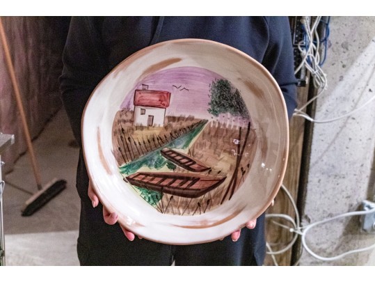 Hand-Painted Bowl