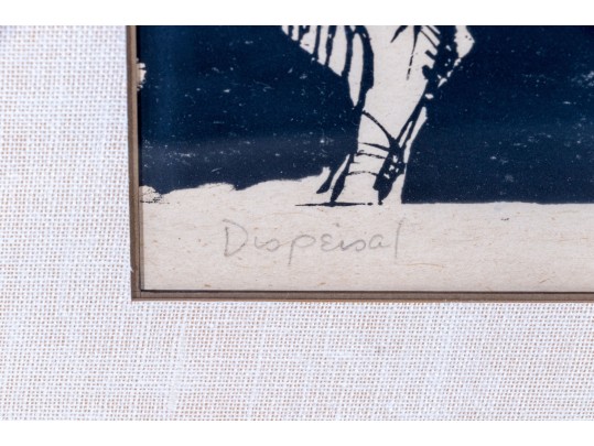 Sidney Hurwitz (American, B. 1932) Woodcut