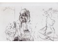 Jack Levine (American, 1915-2010) Original Etching, 1964