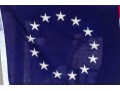 American Betsy Ross Cotton Flag With Embroidered Stars