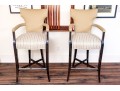 Pair Of Custom Upholstered Barstools