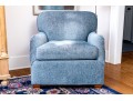 Lewis Mittman Upholstered Armchair With Ottoman