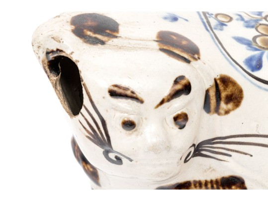 Chinese Hand-painted And Glazed Ceramic Pillow