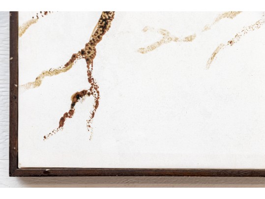 Charming Embellished Giclee Print On Canvas, 