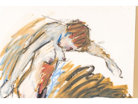 Allan Rubin, Mixed Media On Paper, Figural