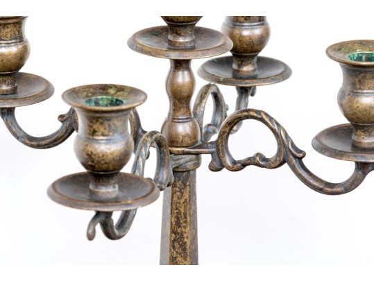 Pair Of Five Light Candelabra