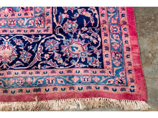 Hand-knotted Wool Tabriz Carpet, 12'-7