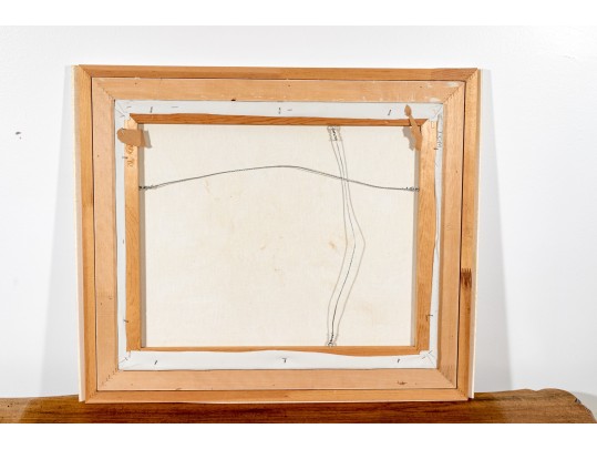 Signed Acrylic On Canvas, Abstract