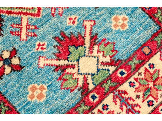 Hand Knotted Wool Pakistan Kazak, 2' X 3', New