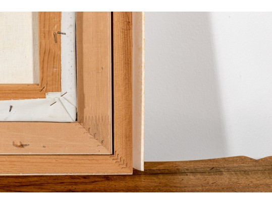 Signed Acrylic On Canvas, Abstract