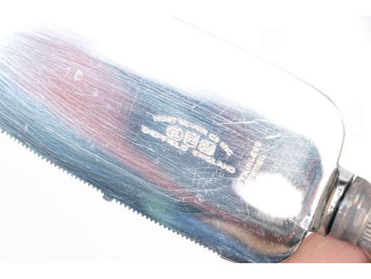 Collection Of Eight Sterling And Silver Handed Serving Pieces