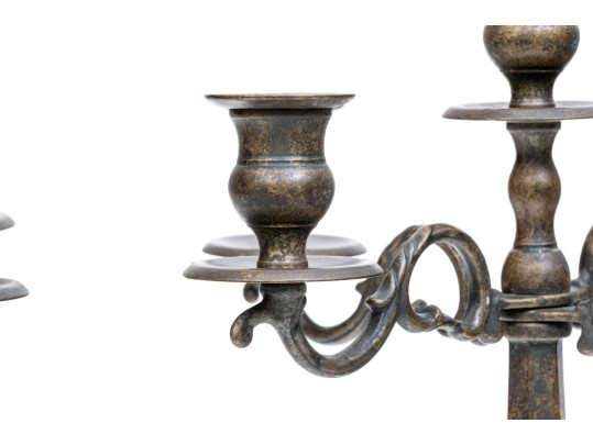 Pair Of Five Light Candelabra